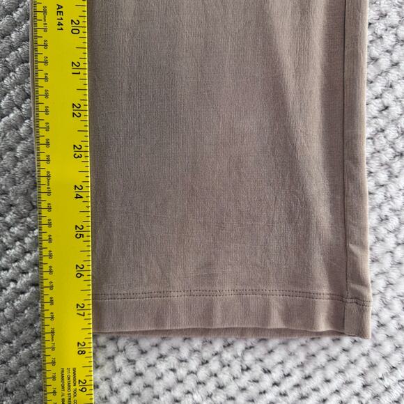 Chicos Travelers Pants 1R 8-M Brown Pull on Elastic Waist Straight Leg High Rise - Picture 11 of 14